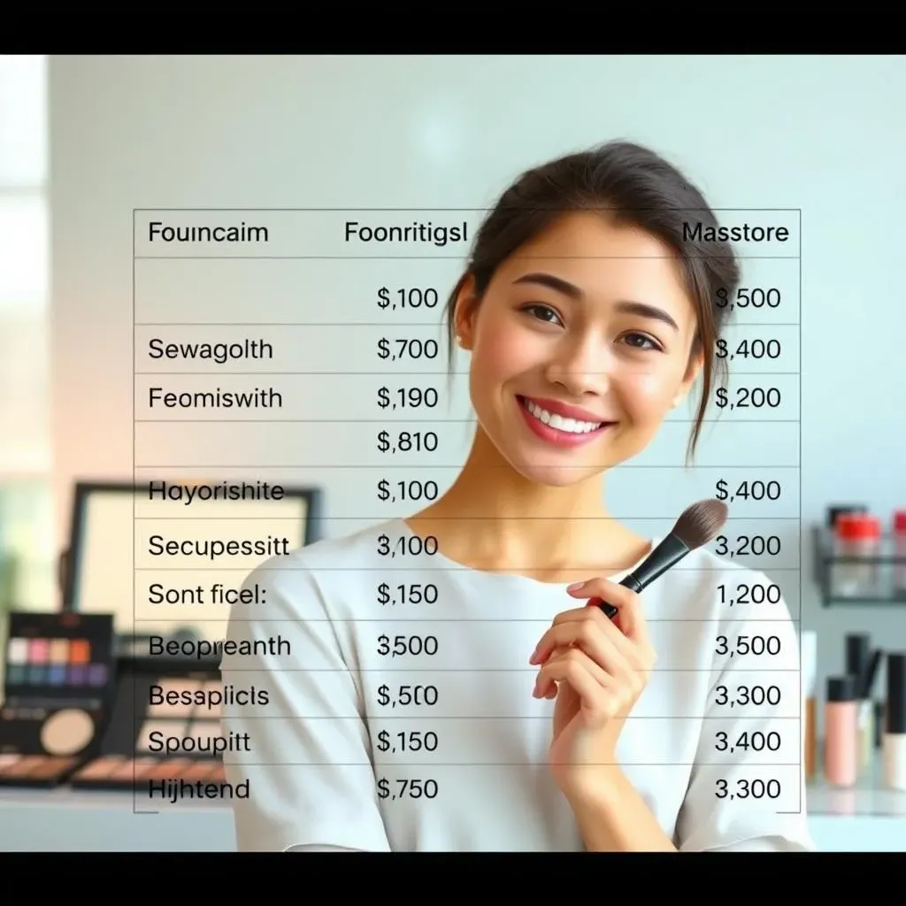 Breaking Down the Costs: Individual Makeup Item Prices
