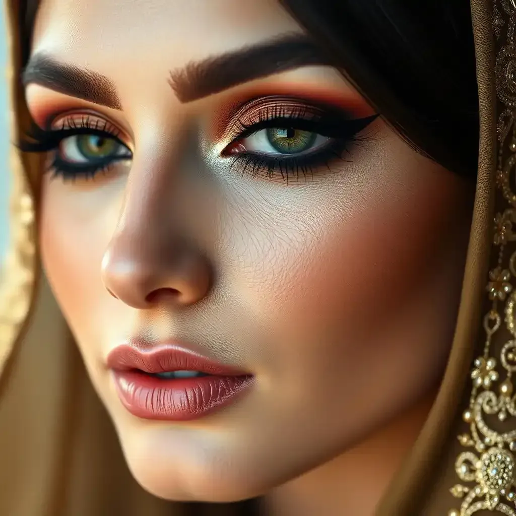 Characteristics Of The Arabian Makeup Look
