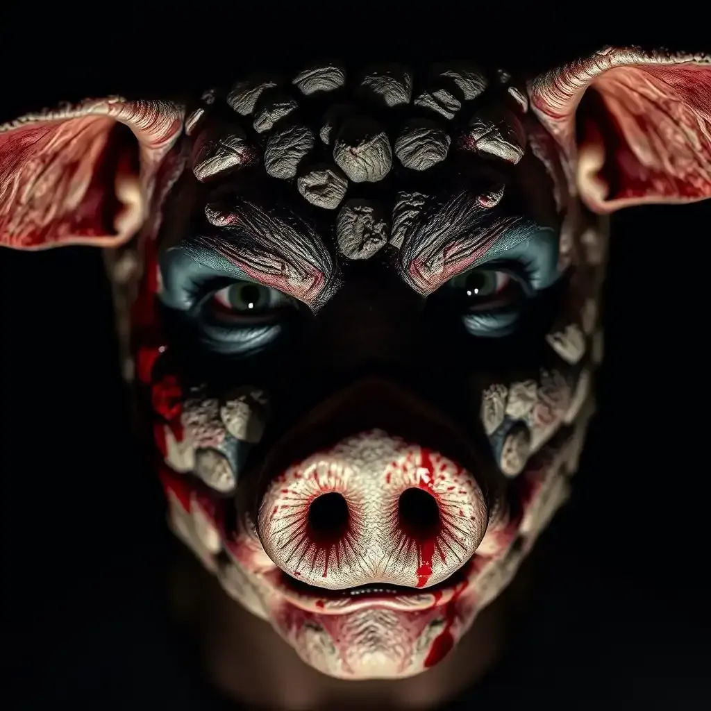 Creating A Pig Mask Purge Makeup Look