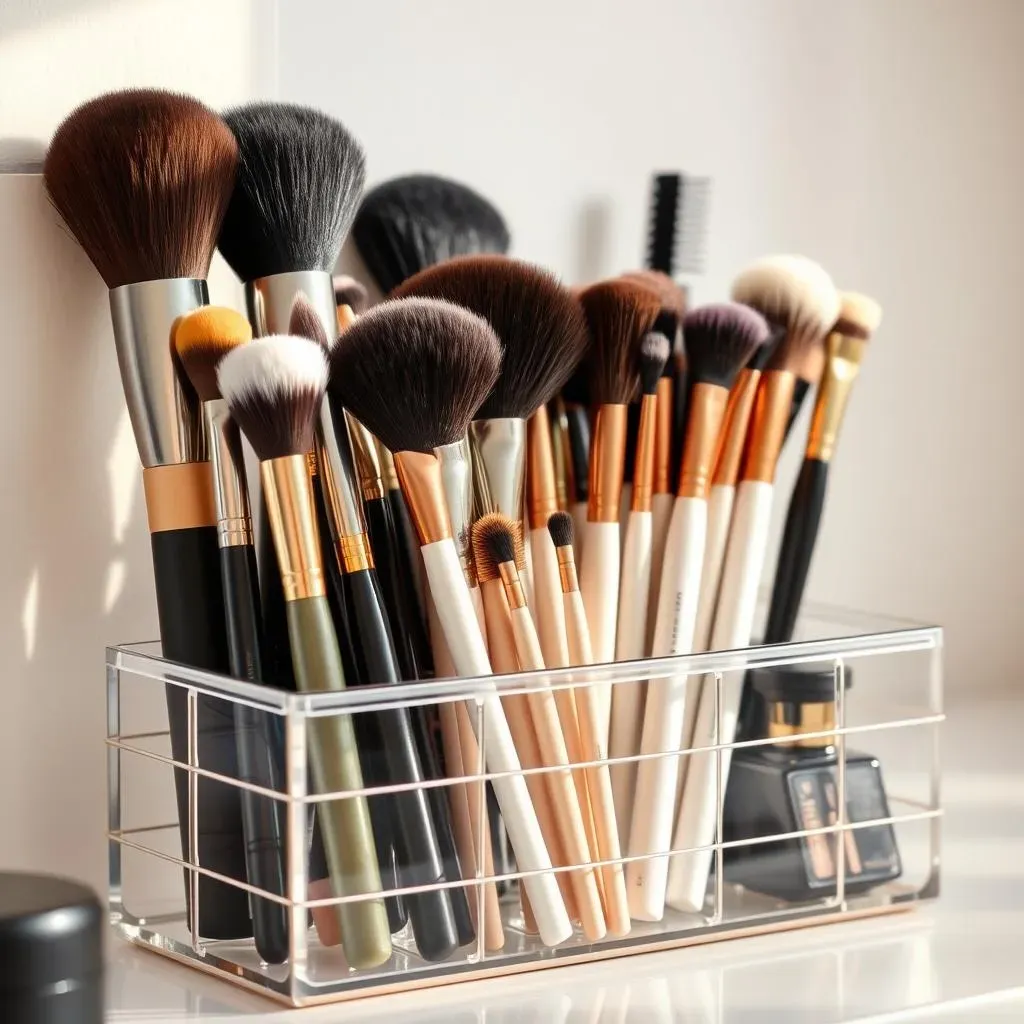 Maintaining and Cleaning Your Makeup Brush Storage