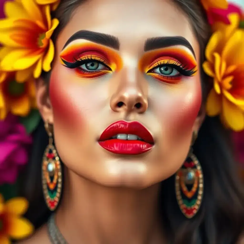 Mexican Makeup Look A Glimpse Into The World Of Vibrant Beauty