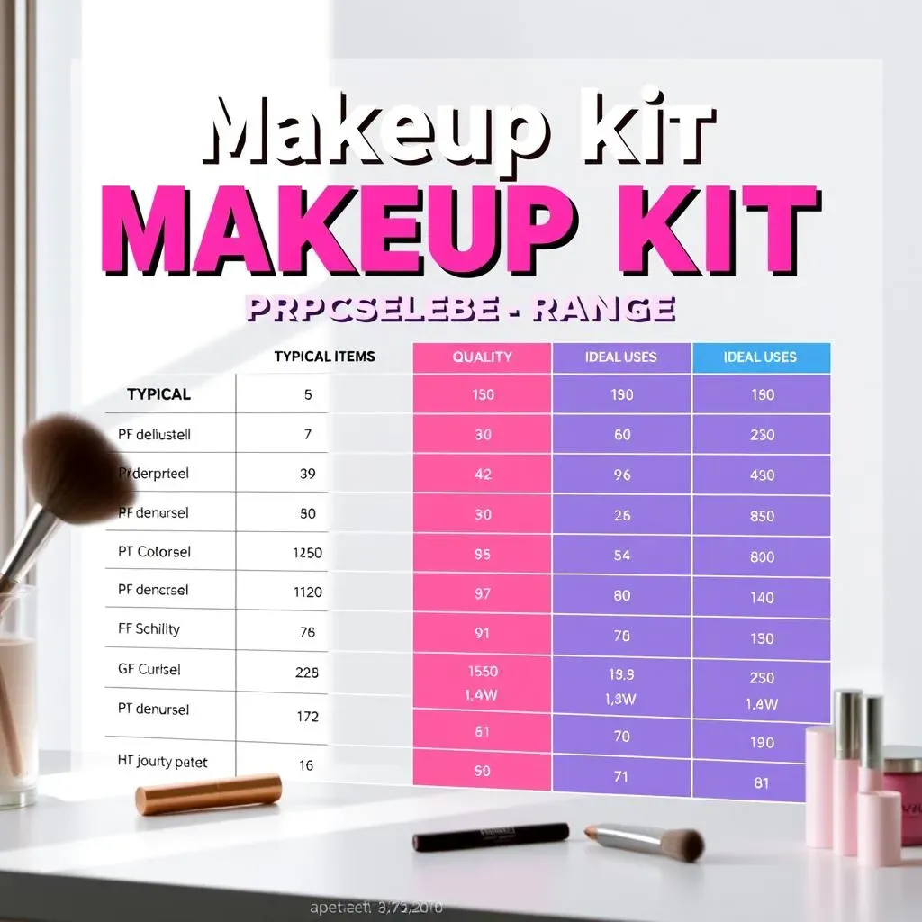 Understanding Makeup Kit Box Price Ranges